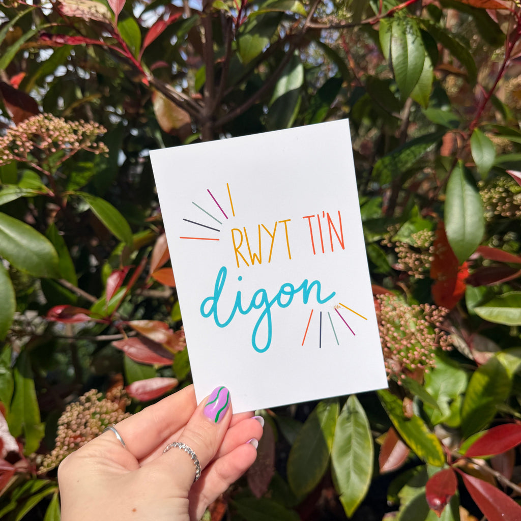 Rwyt Ti'n Digon - A6 Postcard - Welsh